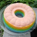 Cooksnap dari Bunda Luqman's Kitchen untuk resep Bolu Kukus Pelangi