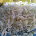El cooksnap de Jessy cuando hizo Arroz blanco con papas.