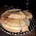 El cooksnap de Karina Alvez cuando hizo Tarta de jamón y queso en trocitos.