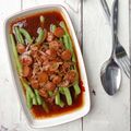 Cooksnap dari ayunabillarumaropen untuk resep Baby buncis siram sosis