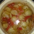 El cooksnap de Maru Llanes cuando hizo Pickles del campo.