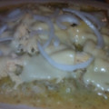 El cooksnap de rosa cuando hizo Enchiladas suizas deliciosas 😍🌯👌.