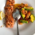 Cooksnap dari Sisi Fauzia untuk resep Asian salmon vs makarel salad keto