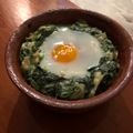 El cooksnap de aranieri cuando hizo Espinacas con huevos a la crema.