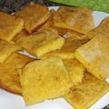 El cooksnap de Cau cuando hizo Fainá de queso y morrón en licuadora.