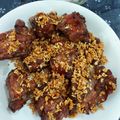 Cooksnap dari Susy Liu untuk resep Deep Fried Garlic Pork Ribs with Delicious Dipping Sauce