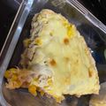 El cooksnap de Daniela Paz Ramírez cuando hizo Quiche de pollo, choclo y champiñones.