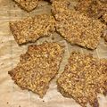 Sonia's cooksnap of when they made Linseed Crackers Vegan/Keto.
