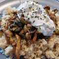 Ingyombingyomtalibe Cooksnap-ja, amikor elkészítette a(z) Japán gombabulgur receptet.