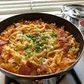 Ricky Lin 的 【15分鐘上桌】泡菜起司炒烏龍麵 cooksnap