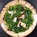 阿文 的 杏鮑菇炒水蓮 #蔬食 #素食 cooksnap