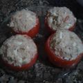 El cooksnap de Virginia cuando hizo Tomates rellenos con atún.