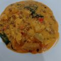 El cooksnap de Vanesa cuando hizo Lentejas con pollo en salsa rosa.