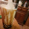 Roni Rawlins's cooksnap of when they made Tiger Milk with Boba.