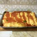 El cooksnap de di cuando hizo Canelones de pollo y zanahoria.