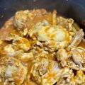 El cooksnap de Roberto Miranda cuando hizo Muslos de pollo en salsa roja con nopales.
