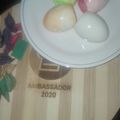 Cooksnap Bushra Mazhar semasa beliau membuat Telur Anak Dinosaur.