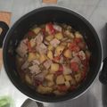 El cooksnap de Nacho Albarrán cuando hizo Patatas guisadas con atún fresco.