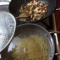 El cooksnap de Rodrigo cuando hizo Wok de fideos y vegetales.
