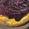 El cooksnap de Mireia cuando hizo Tarta de queso con arándanos.