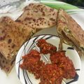 Sana Tungekar's cooksnap of when they made Healthy Spinach Paneer Parantha.