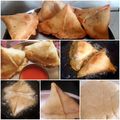 Mrinalini Sinha का कुकस्नैप जब उन्होंने गेहूं के आटे के समोसे (Gehu ke aate ke samose recipe in hindi) बनाया था।