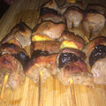 El cooksnap de martalhanna cuando hizo Brochetas de cerdo afrutadas con mostaza y miel de romero.