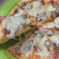 Cooksnap dari Kireyna Zahra Mulyoko untuk resep Pizza Sosis Teflon Homemade 🍕
