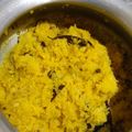 Sreyashee Mandal's cooksnap of when they made বাসন্তী পোলাও(basanti pulao recipe in Bengali).