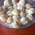 El cooksnap de florencia Piriz cuando hizo Profiteroles -bombas de crema-.