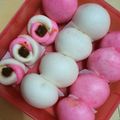 Cooksnap dyan semasa beliau membuat Pau inti kacang merah.
