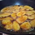 El cooksnap de Carmen Palomino cuando hizo Plátano costillon en dulce.