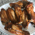 El cooksnap de Fran Cisco cuando hizo Alas de pollo asadas con mostaza y miel.