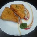 Aruna Thapar's cooksnap of when they made Bread pakora.