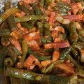 El cooksnap de Marieta cuando hizo Pescadilla y judías verdes con tomate y bacon.