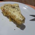 El cooksnap de Adriana Aguirre cuando hizo Sopa paraguaya.