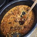 Cooksnap από Konstantinos Kalogeras στη συνταγή Κριθαράκι με μοσχάρι στη γάστρα - Γιουβέτσι