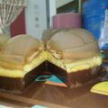 Cooksnap dari Nirwana untuk resep Puding Marie 3 Lapis
