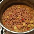 El cooksnap de Xio Suárez cuando hizo Carne molida con papa.