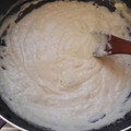 El cooksnap de Zarelly Cárdenas cuando hizo Salsa blanca para canelones.
