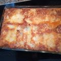 El cooksnap de Mili Suarez cuando hizo Lasaña de berenjena y carne 🍆.