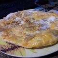 El cooksnap de Samantha cuando hizo Tortilla de huevo con plátano maduro.