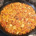 El cooksnap de José Ramos cuando hizo Fideos con secreto ibérico, panceta, setas y trufa negra.