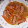 El cooksnap de SoniaT. cuando hizo Longanizas al vino🍷.