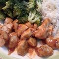 Christina's cooksnap of when they made Saucy Honey Turkey (or Chicken).