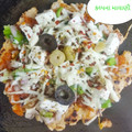 Kalpana Mavani's cooksnap of when they made મલ્ટી ગ્રેન ભાખરી પિઝા(Multi Grain Bhakhari Pizza Recipe In Gujarati).