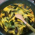 Cooksnap dari Velia Destianti untuk resep 265. Kerang Hijau Rebus Bumbu Kuning 👍