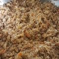 El cooksnap de Noemi Yanira cuando hizo Repollo salteado con carne picada.