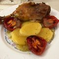 El cooksnap de grego&monica cuando hizo Pollo al horno.