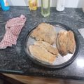 El cooksnap de Mariano Escobar cuando hizo Milanesas de berenjenas enteras 🍆.